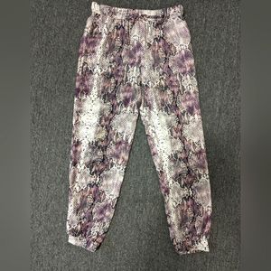 Jennifer Lopez snakeskin print pants